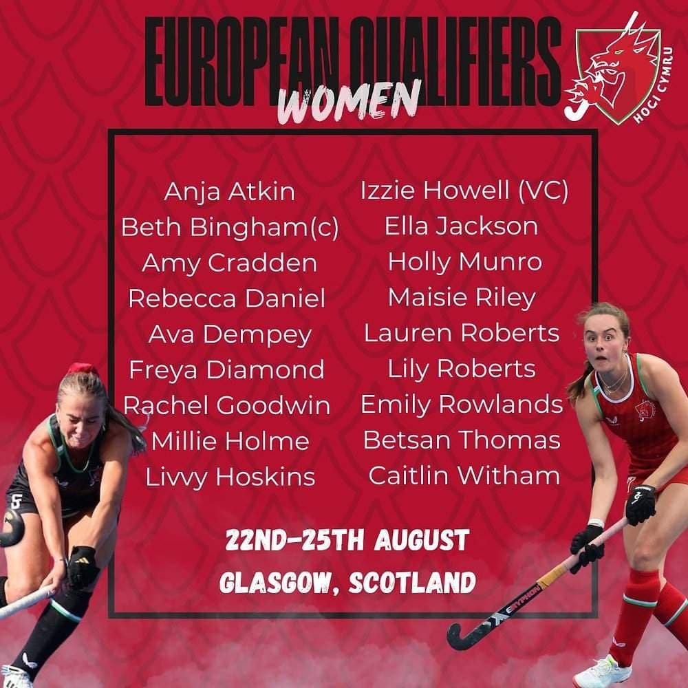 wales hoci cymru announces senior squads for european qualifiers 66c3290b7c18f - Wales: Hoci Cymru announces senior squads for European Qualifiers - Hoci Cymru are pleased to announce the Senior men’s and women’s squads who will participate at the EuroHockey Qualifiers in Dublin and Glasgow respectively.