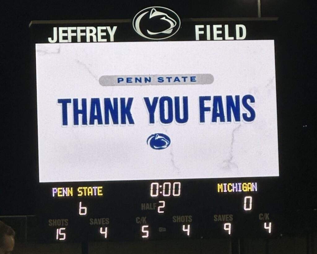 fan no 12 penn state womens soccer roars in first big 10 matchup against michigan winning 6 0 at home 66e46f26715c6 - FAN: No. 12 Penn State women’s soccer roars in first Big 10 matchup against Michigan winning 6-0 at home - It was expected to be a close game, but the No. 12 Nittany Lions wouldn’t have it.