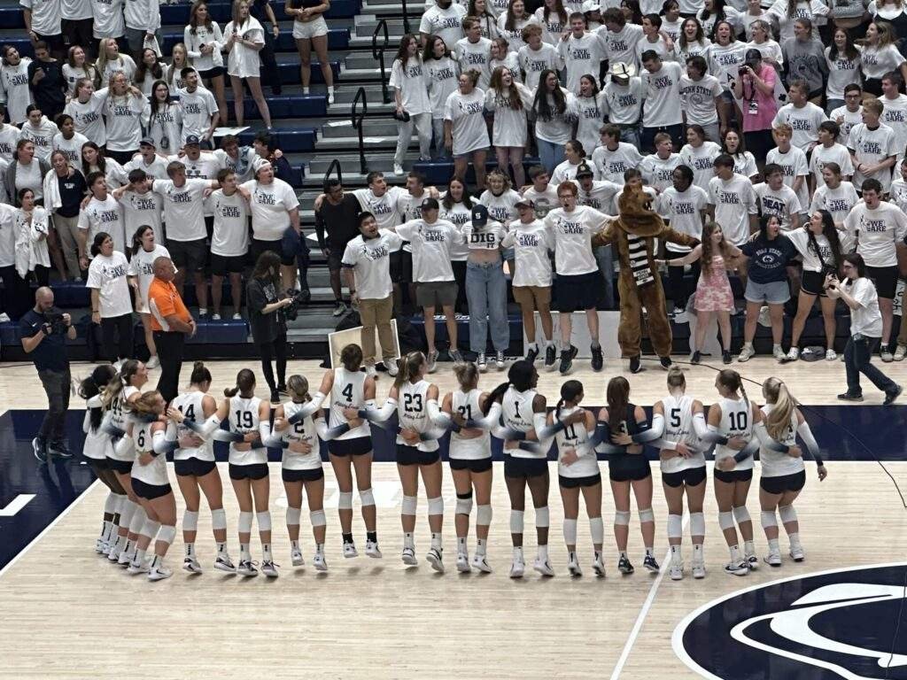 fan no 7 penn state takes down no 4 louisville in womens volleyball at rec hall 66d8c9ee07a51 - FAN: No. 7 Penn State takes down No. 4 Louisville in women’s volleyball at Rec Hall - Home advantage has its perks.