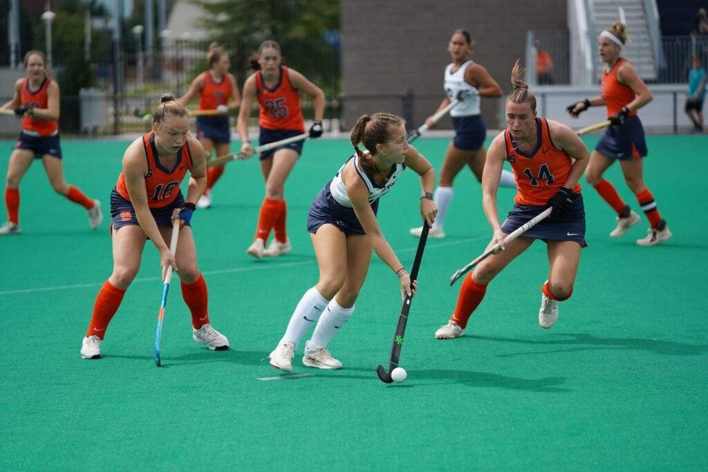 fan syracuse starts off the college field hockey season with a pair of wins after beating penn state 2 1 66d4d56ec7cec - FAN: Syracuse starts off the college field hockey season with a pair of wins after beating Penn State 2-1 - Syracuse field hockey is heading back to New York undefeated at the start of the 2024 NCAA Division I season after taking down Penn State 2-1 in Happy Valley.