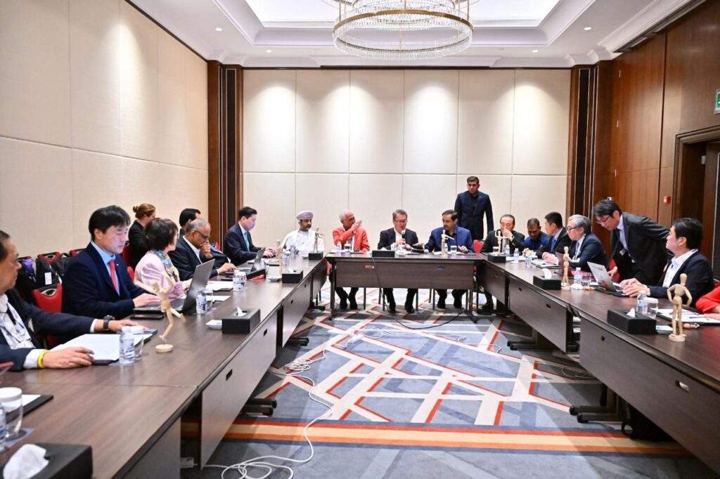 asia asian hockey federation executive board meeting convenes in muscat oman 672e0f25967b3 - Asia: Asian Hockey Federation Executive Board Meeting Convenes in Muscat, Oman - Muscat, Oman – November 7, 2024 – The Asian Hockey Federation (AHF) Executive Board convened in Muscat, Oman, for a strategic meeting to chart the course for Asian hockey’s future growth and development.