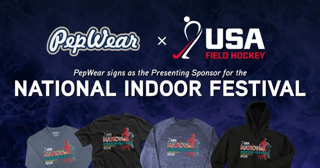 usa usa field hockey announces pepwear as presenting sponsor event apparel merchandiser for 2025 national indoor festival 6760b846ec6c6 - USA: USA Field Hockey Announces PepWear as Presenting Sponsor & Event Apparel Merchandiser for 2025 National Indoor Festival - Dec. 16, 2024, 11:54 AM (ET)