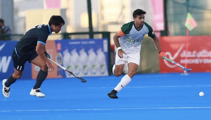 pakistan pakistan edge past japan to reach junior hockey asia cup final 677f7afa16eb7 - Pakistan: Pakistan edge past Japan to reach Junior Hockey Asia Cup final - MUSCAT: Hannan Shahid’s twin strike led Pakistan to a hard-fought 4-2 victory over Japan here on Tuesday and qualified for the final of the ongoing 2024 Men’s Junior Hockey Asia Cup.