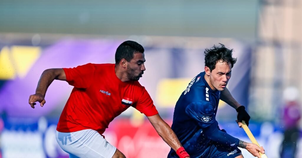 usa egypt defeats usmnt in fih hockey nations cup 2 semifinal 67ba5e426b9f3 - USA: Egypt Defeats USMNT in FIH Hockey Nations Cup 2 Semifinal - MUSCAT, Oman – It was a tense contest between No. 25 U.S. Men’s National Team and No. 17 Egypt in the first semifinal of the 2025 FIH Hockey Nations Cup 2 in Muscat, Oman. The first half saw both sides trade goals as the scoreline at the break was level at 2-2. Egypt took control in the final frame, tallying two goals, as USA was defeated, 2-4.