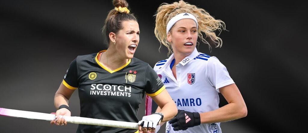 Hoofdklasse: Matla and Jansen in tight battle for top scorer's title 9 hoofdklasse matla and jansen in tight battle for top scorers title 6812b2626712b - Hoofdklasse: Matla and Jansen in tight battle for top scorer's title - It looks like the battle for the top scorer's title will be a clash between Frédérique Matla and Yibbi Jansen. Both players lead the league table after 20 rounds with 19 goals each.
