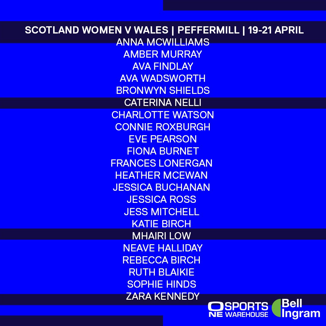Great Britain 16 scotland scotland womens squad announced to host wales at peffermill 67fe7b5eafc01 - Great Britain - Great britain