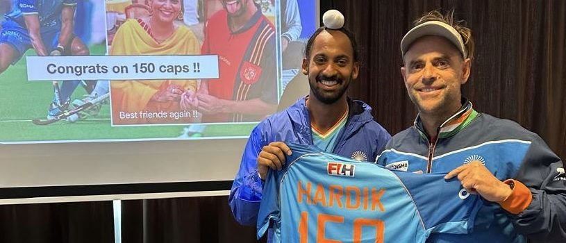 India: Hockey India congratulates Hardik Singh for completing 150 International Caps 6 india hockey india congratulates hardik singh for completing 150 international caps 6844e6afc7636 - India: Hockey India congratulates Hardik Singh for completing 150 International Caps - ~ The midfielder from Punjab achieved the milestone during India's FIH Pro League 2024-25 match against the Netherlands ~