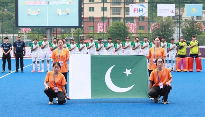 pakistan pakistan thump china to reach u18 hockey asia cup semi finals 6870bd6d6a697 - Pakistan: Pakistan thump China to reach U18 Hockey Asia Cup semi-finals - DAZHOU: Pakistan continued their unbeaten run in the Men’s U18 Asia Cup 2025 with a commanding 2-1 victory over China here at the Dazhou National Hockey Training Centre on Wednesday and qualified for the semi-finals.