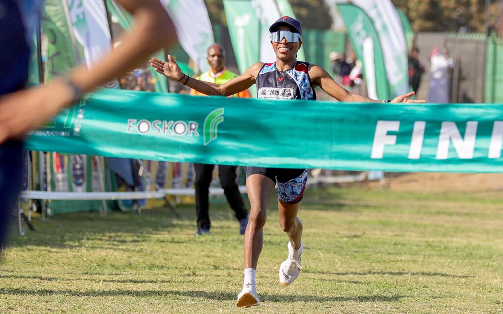 Glenrose Xaba broke former world record holder Elana Meyer’s course record for her sixth SA Half-Marathon title at Phalaborwa on Saturday