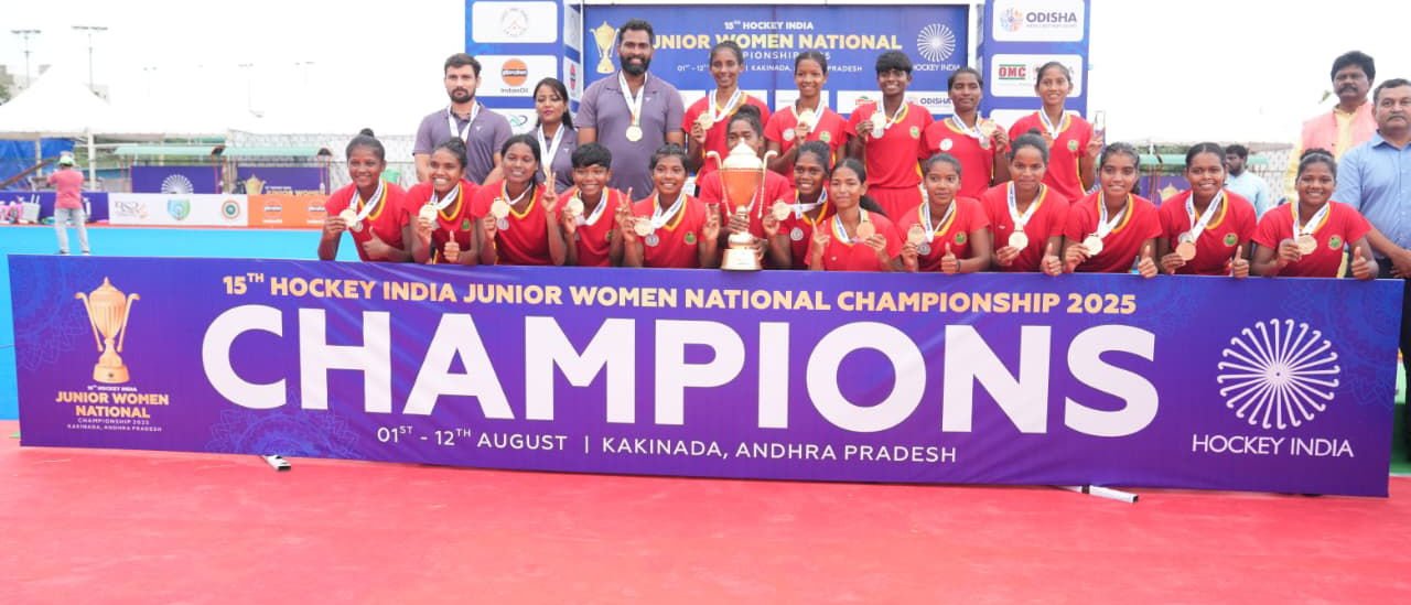 india hockey jharkhand crowned as champions of the 15th hockey india junior women national championship 2025 689b5d37070c1 - India: Hockey Jharkhand crowned as champions of the 15th Hockey India Junior Women National Championship 2025 - ~ Hockey Jharkhand defeated Hockey Haryana 2-1 to win the title ~