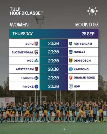 25 sep Ronde 3 HK Dames