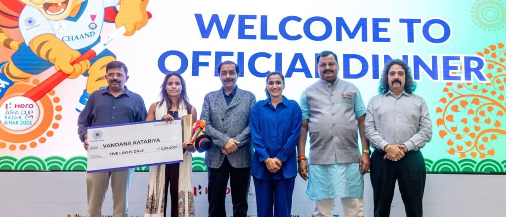 india hockey india felicitates vandana katariya and lalit upadhyay for their stellar careers 68be30c510d4f - India: Hockey India felicitates Vandana Katariya and Lalit Upadhyay for their stellar careers - ~ Lalit and Vandana had recently announced their retirements from international hockey ~