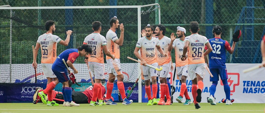 India: India Progress to the Final of the Sultan of Johor Cup 2025 After Win Against Malaysia 3 india india progress to the final of the sultan of johor cup 2025 after win against malaysia 68f243e71af41 - India: India Progress to the Final of the Sultan of Johor Cup 2025 After Win Against Malaysia - ~ India opened the scoring through Gurjot Singh (22’), while Sourabh Anand Kushwaha (48’) scored the winner ~