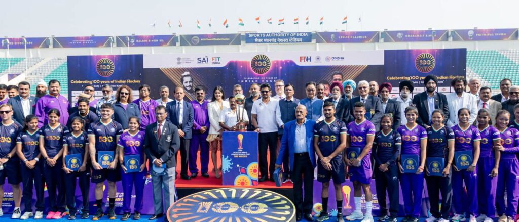 India: Hockey has given India pride of place in Olympics, says Dr. Mansukh Mandaviya as centenary celebrations of Indian hockey begin 6 india hockey has given india pride of place in olympics says dr mansukh mandaviya as centenary celebrations of indian hockey begin 690e9c24cad40 - India: Hockey has given India pride of place in Olympics, says Dr. Mansukh Mandaviya as centenary celebrations of Indian hockey begin - ~ Exhibition match, felicitation of legends, and unveiling of a special photo exhibition mark centenary celebrations ~