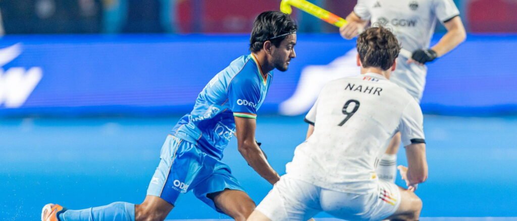 India: India lose 1-5 to Germany in the Semifinal of FIH Hockey Men's Junior World Cup Tamil Nadu 2025 5 india india lose 1 5 to germany in the semifinal of fih hockey mens junior world cup tamil nadu 2025 6936291c2fc46 - India: India lose 1-5 to Germany in the Semifinal of FIH Hockey Men's Junior World Cup Tamil Nadu 2025 - ~ Anmol Ekka (51') scored a goal for India~
