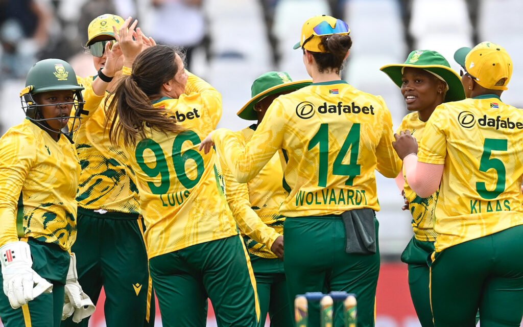 South Africa posted a substantial 220/2 innings after winning the toss and batting first, before bowling visitors Ireland out for 115 in 18 overs, to win the opening of three T20I’s at World Sports Betting Newlands in Claremont, Cape Town, on Friday, 5 December, 2025 All Photos: Cricket South Africa