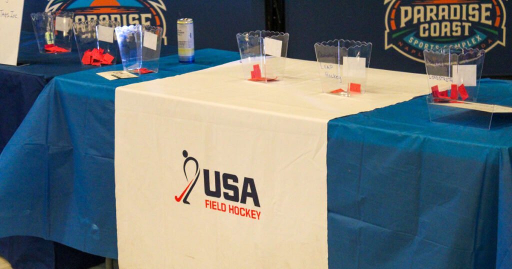 usa 2025 coach umpire raffle a big hit at national hockey festival 692f77074d5e8 - USA: 2025 Coach & Umpire Raffle A Big Hit at National Hockey Festival - NAPLES, Fla. – USA Field Hockey would like to thank all the wonderful sponsors, vendors, and commercial partners who supplied raffle prizes at the Cove Social on Friday evening at the 2025 National Hockey Festival.