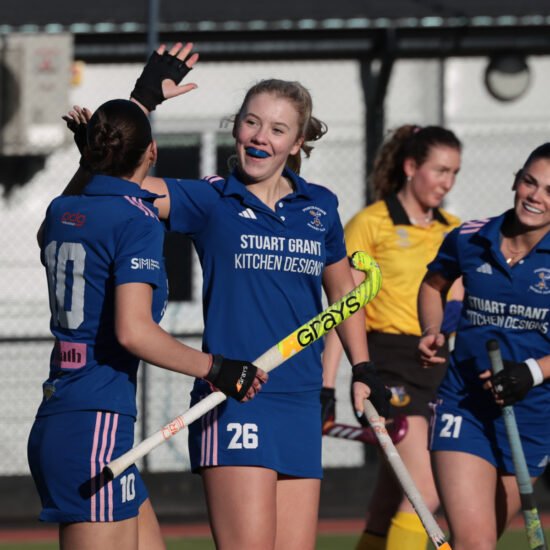 4b4a2877 scaled 1 - Railway Union keep the pressure on Loreto with win over Pegasus in the Women’s EY Hockey League - Sunday, February 15: Two women’s games closed out the weekend’s EY Hockey League action for Round 14 as Railway Union continued their unbeaten start to 2026, while Portadown and Pembroke shared the points in their battle for sixth.