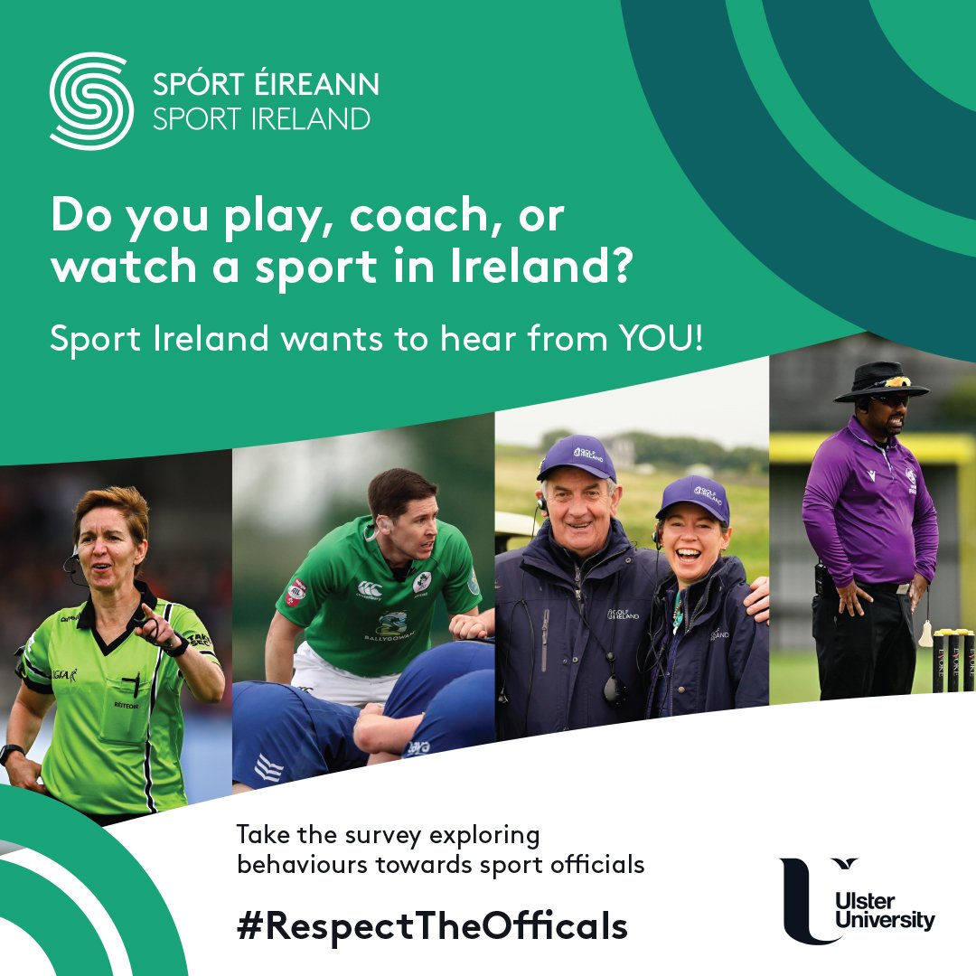 instagram - Sport Ireland launches first ever survey exploring behaviours towards sports officials - Sport Ireland has launched the first ever survey exploring behaviours toward sports officials in Ireland.