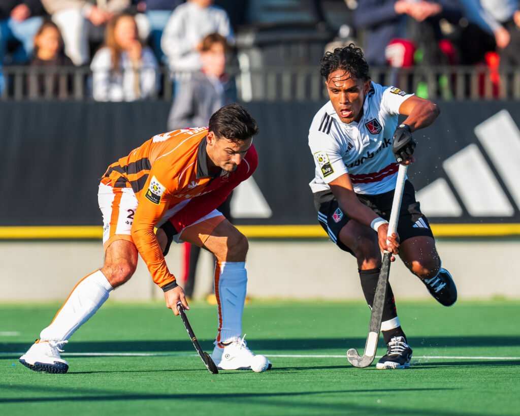 102 ep2026 15032026 1024x819 1 - EHL: Cassiem Driven by Legacy, Brotherhood and Amsterdam support for EHL debut - EHL - Mustapha Cassiem is thankful to the emotional support of AH&BC Amsterdam and his team mates over the past few months, admitting success on the hockey field “means so much more” in the wake of his father Abdul-Azziz’s death in January.