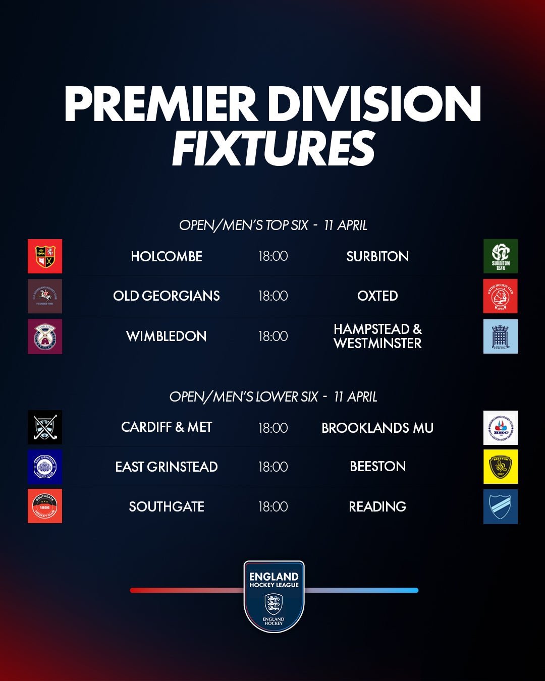 - England: EHL Premier Division Preview | Week 15 - It’s the last week of the regular league season in the Premier Division with the final stages of two pools of four teams leading to the finals weekend to follow. 