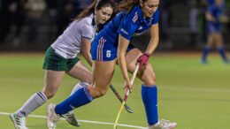 20250326 portadown v queens 047 john mcmurtry - Banbridge summit Men’s EY Hockey league table, as Portadown and Old Alex grab vital points in penultimate Women’s EYHL outings. - Thursday, April 15: Four sides played their seventeenth league games of the season under the floodlights on Tuesday and Wednesday night ahead of the EY Hockey League’s epic conclusion on Saturday, April 18. 