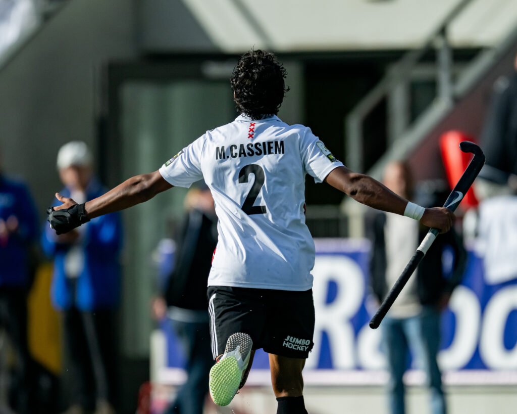 fu1 3756 20250921 1024x819 1 - EHL: Cassiem Driven by Legacy, Brotherhood and Amsterdam support for EHL debut - EHL - Mustapha Cassiem is thankful to the emotional support of AH&BC Amsterdam and his team mates over the past few months, admitting success on the hockey field “means so much more” in the wake of his father Abdul-Azziz’s death in January.