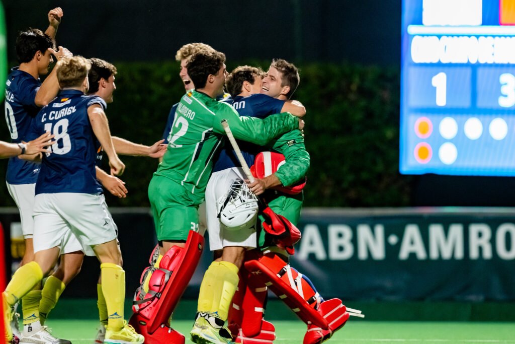 fu1 6795 20251010 1024x683 1 - EHL: Iglesias and Campo’s fair chance at EHL pursuit - EHL - Alvaro Iglesias’s sportsmanship was one the of images of the EHL Men’s KO16 in Barcelona as the Real Club de Campo captain talked the umpires out of giving Royal Léopold’s Dimitri Cuvelier a yellow card.