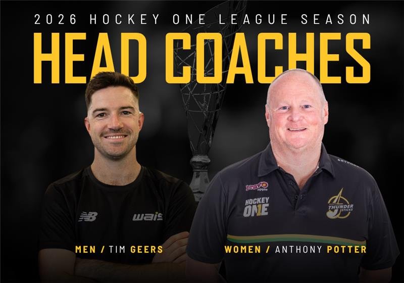 h1 website image 1 - Hockey1: Potter and Geers to lead Thundersticks into 2026 - Hockey1:
