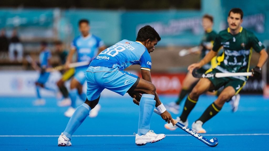 lnqe6xvywc - FIH: Belgian men and Dutch women top the log at Pro League halfway mark - Australia’s men’s side missed an opportunity to take the lead in the FIH Hockey Pro League standings at the halfway stage after drawing with India and then losing the resulting shootout on the final day of action in Hobart on Wednesday.