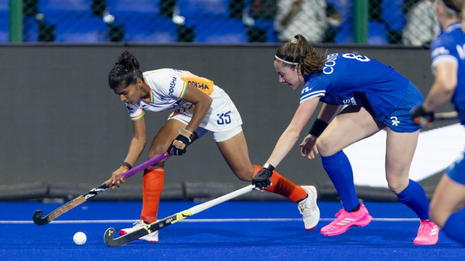 rutuja dadaso pisal - HIL: FIH Hockey World Cup Qualifiers: Wasteful India settle for 2-2 draw against Scotland - The Indian women’s hockey team was guilty of wasting multiple chances as they played out a 2-2 draw against Scotland in the second group game of the FIH Hockey World Cup 2026 Qualifiers in Hyderabad on Monday.