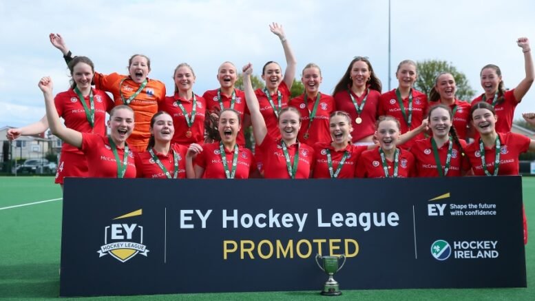 whatsapp image 2026 04 18 at 17 02 24 1 - Portrane and Monkstown secure EY Hockey League Division 2 silverware, as Cork Harlequins and Ards also celebrate topflight promotion - Saturday, April 18: It was all still to play for in the Women’s and Men’s EY Hockey League Division 2, with three of the four promotion places still up for grabs in the final round.