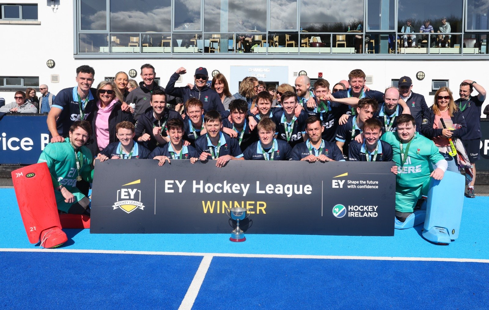 whatsapp image 2026 04 18 at 17 10 47 1 - Lisnagarvey crowned EY Hockey League Winners in dramatic final day - Saturday, April 18: A stunning finale to the Men’s EY Hockey League saw Lisnagarvey crowned champions as they beat YMCA by a single goal to capitalise on Banbridge’s draw against Avoca.