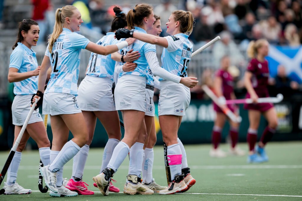 fu1 7038 20260404 1024x683 1 - EHL: Gantoise’s women confirm top spot in Belgian league - EHL - Gantoise’s women confirmed their place at the top of the women’s Carlsberg 0.0 league with a comprehensive 3-0 win over Braxgata, putting them out of reach in first place.