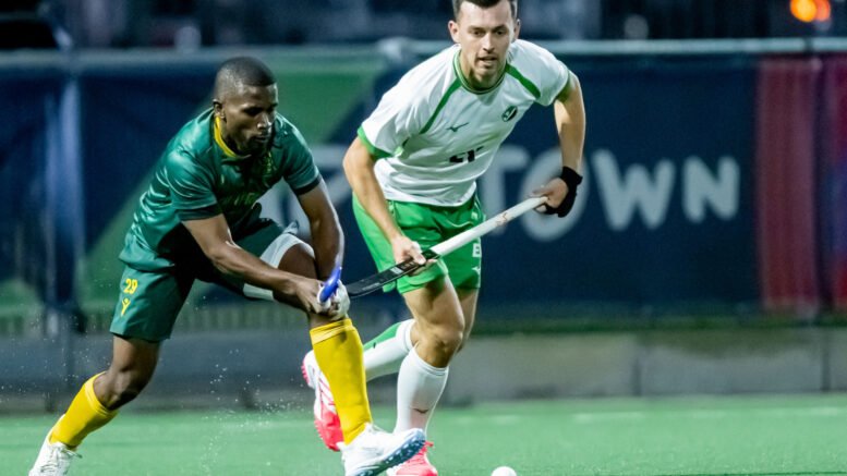 Ireland narrowly miss out on Semi-Final place following draw with South Africa in the FIH Hockey Nations Cup 1 cz8 5761 20260616 scaled 1 - Ireland narrowly miss out on Semi-Final place following draw with South Africa in the FIH Hockey Nations Cup - Tuesday, June 16 – Cape Town, South Africa: The Ireland Men’s Hockey Team missed out on a place in the FIH Hockey Nations Cup Semi-Final by the finest of margins as they drew with South Africa in their last Pool B match. Ireland went a goal up early on through Daragh Walsh, but South Africa turned the game back in their favour with goals either side of half-time. Ben Nelson drew Ireland back level early in the final quarter, but South Africa once again went back ahead thanks to a penalty corner. Nelson gave Ireland a late lifeline with 90 seconds remaining, but South Africa held out to secure the draw they need to take second spot in Pool B.