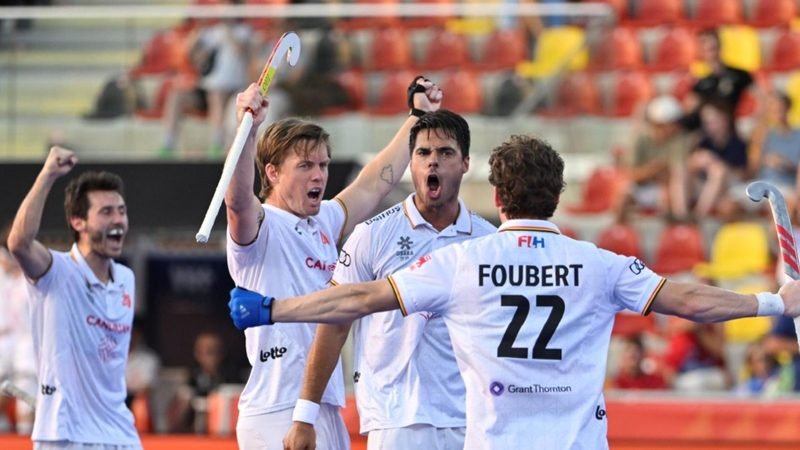 fj6dimckl3 1 - FIH: Belgium crowned men’s Pro League champions, secure LA28 Olympic ticket - The global race to the Los Angeles 2028 Olympic Games has its first confirmed men's qualifier in the Belgian Red Lions, alongside hosts USA! Following a stellar, high-stakes victory tonight over the Netherlands, the Belgian men’s hockey team — The Red Lions — have wrapped up the FIH Hockey Pro League 2025-26 title with one match to go. This marks their second time taking the top step on the podium, and their first since 2021.