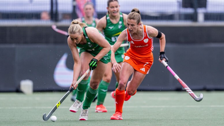 fu1202606132801 scaled 1 - Ireland overcome by World #1 The Netherlands in first FIH Hockey Pro League outing in Rotterdam. - Saturday, June 13 – Rotterdam, The Netherlands: The Ireland Women’s hockey team endured a difficult return to FIH Hockey Pro League action in Rotterdam, succumbing to a 7-0 defeat to hosts and World #1 The Netherlands.