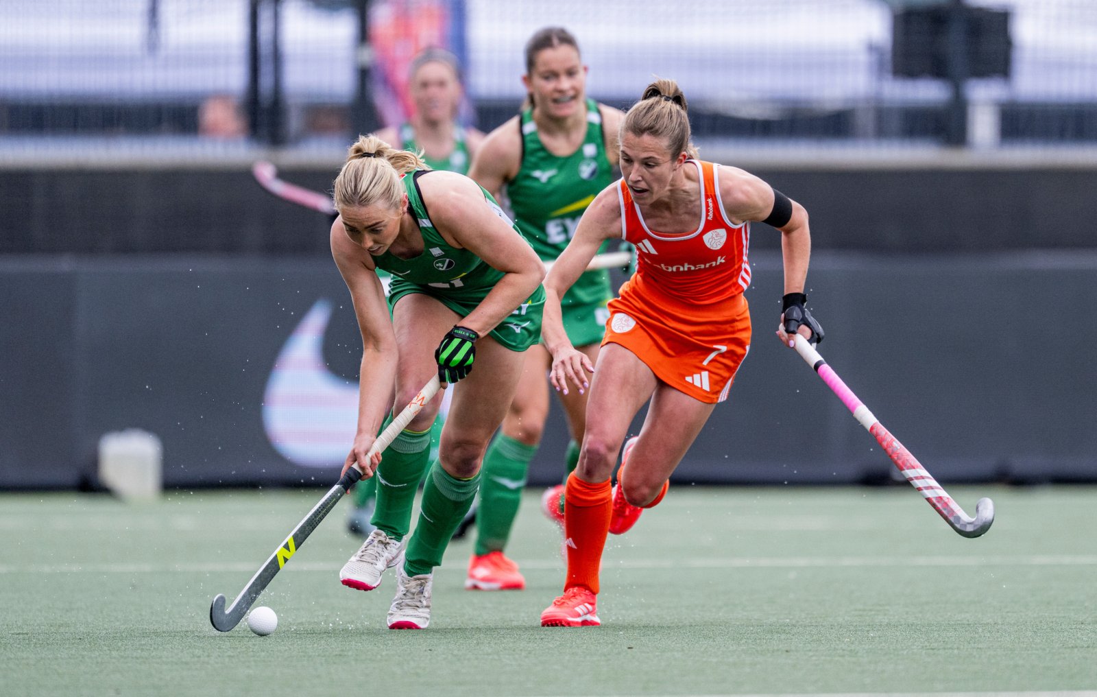 fu1202606132801 scaled 2 - Ireland overcome by World #1 The Netherlands in first FIH Hockey Pro League outing in Rotterdam. - Saturday, June 13 – Rotterdam, The Netherlands: The Ireland Women’s hockey team endured a difficult return to FIH Hockey Pro League action in Rotterdam, succumbing to a 7-0 defeat to hosts and World #1 The Netherlands.