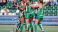 fu1202606178338 scaled 1 - Ireland secure a crucial point against Spain in their penultimate FIH Hockey Pro League match in Rotterdam - Wednesday, June 17 – Rotterdam, The Netherlands: The Ireland Women’s Hockey team came away with a well-earned point in their penultimate outing in Rotterdam in the FIH hockey Pro League. Spain took the lead early on but Ireland responded, Hannah McLoughlin firing into the back of the net from a penalty corner. The chances favoured the green army, but Spanish goalkeeper Clara Lopez kept her side level, with Ayeisha McFerran also making some critical late saves for Ireland to see the sides share the points. Spain came away with the bonus point in the shootout, Perez making the necessary saves to help Spain come out on top.