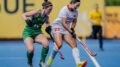 fu1 6024 20260627 scaled 1 - Ireland’s FIH Hockey Pro League journey comes to an end with defeat to China - Saturday, June 27 – Berlin, Germany: The Ireland Women’s Hockey Team tasted defeat in their final match of the FIH Hockey Pro League, with an early China goal proving the difference-maker after a performance of real purpose and intensity from the Irish side. The result sees Ireland relegated from the tournament by the finest of margins, despite a debut campaign of real positives.