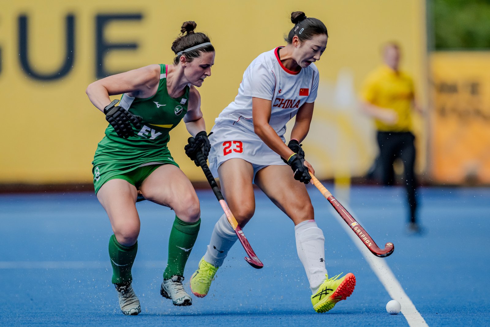 fu1 6024 20260627 scaled 1 - Ireland’s FIH Hockey Pro League journey comes to an end with defeat to China - Saturday, June 27 – Berlin, Germany: The Ireland Women’s Hockey Team tasted defeat in their final match of the FIH Hockey Pro League, with an early China goal proving the difference-maker after a performance of real purpose and intensity from the Irish side. The result sees Ireland relegated from the tournament by the finest of margins, despite a debut campaign of real positives.