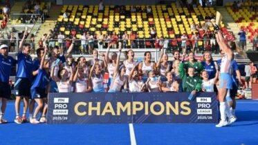 ocvv3f5pbb - FIH: Dutch women and Belgian men sign off in style as thrilling Pro League season wraps up - Already assured of the title, Belgium’s men produced a heroic effort to come from four goals down and beat Australia 5-4 in a thrilling final match of the FIH Hockey Pro League season in Wavre on Sunday. In the other men’s matches, Spain outgunned Germany 5-2, while India edged second-placed England in a shootout.