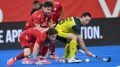 pzitsqnjvx - FIH: Race to men’s Pro League title still on as Belgium fall to Australia and England claim shootout win - Belgium’s men missed the chance to clinch the FIH Hockey Pro League title on Thursday after suffering their first regulation-time defeat of the season.