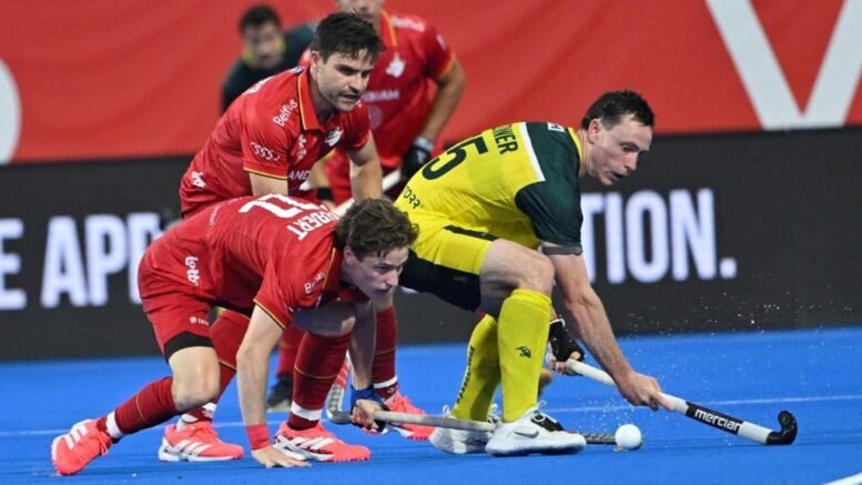 pzitsqnjvx - FIH: Race to men’s Pro League title still on as Belgium fall to Australia and England claim shootout win - Belgium’s men missed the chance to clinch the FIH Hockey Pro League title on Thursday after suffering their first regulation-time defeat of the season.