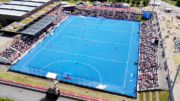 Drone shot of Lee Valley Hockey and Tennis Centre