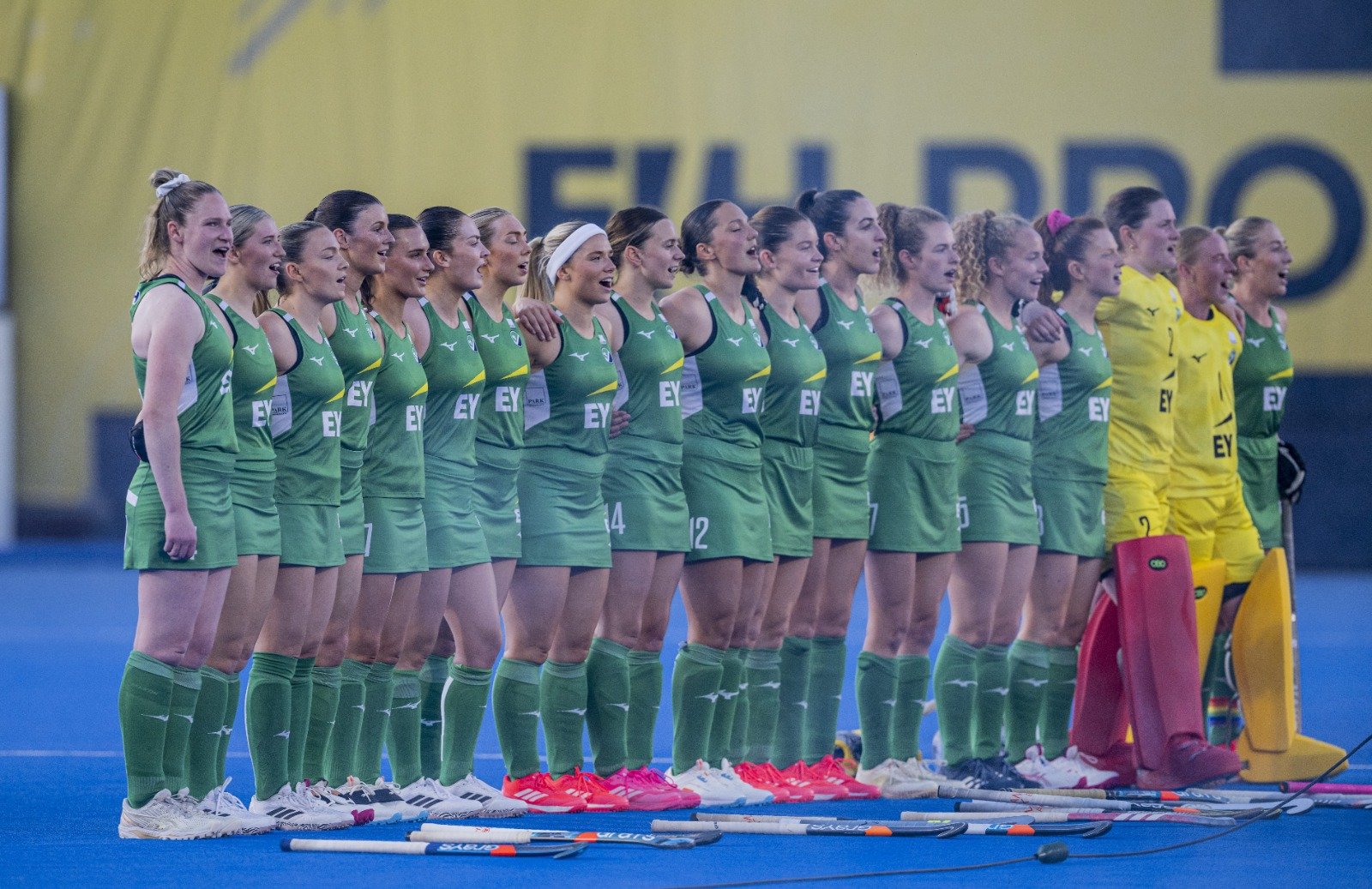 whatsapp image 2026 06 23 at 21 39 17 1 - Late goals sink Ireland in first match against the hosts in Germany stage of FIH Hockey Pro League - Tuesday, June 23 – Berlin, Germany: The Ireland Women’s Hockey Team suffered a 2-0 defeat to Germany in their first of four matches in Berlin in their final FIH Hockey Pro League stage. After a huge defensive effort and standout performance from Ayeisha McFerran in the Irish net, Germany eventually broke the deadlock with less than ten minutes to play, before securing the win with a second in the closing minutes.