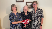 100yrs20ex20international - England: England hockey's oldest ex-international player - Normally when someone turns 100, what they can expect to receive is a telegram from the King.