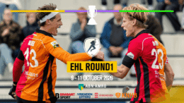 ehl round1 facebook and website cover 1 1024x576 3 - EHL: Tickets on sale for EHL ROUND1 in Eindhoven - EHL - Tickets are now on sale for the Euro Hockey League ROUND1 Men which takes place in HC Oranje-Rood in Eindhoven from October 11th to 13th, 2026.