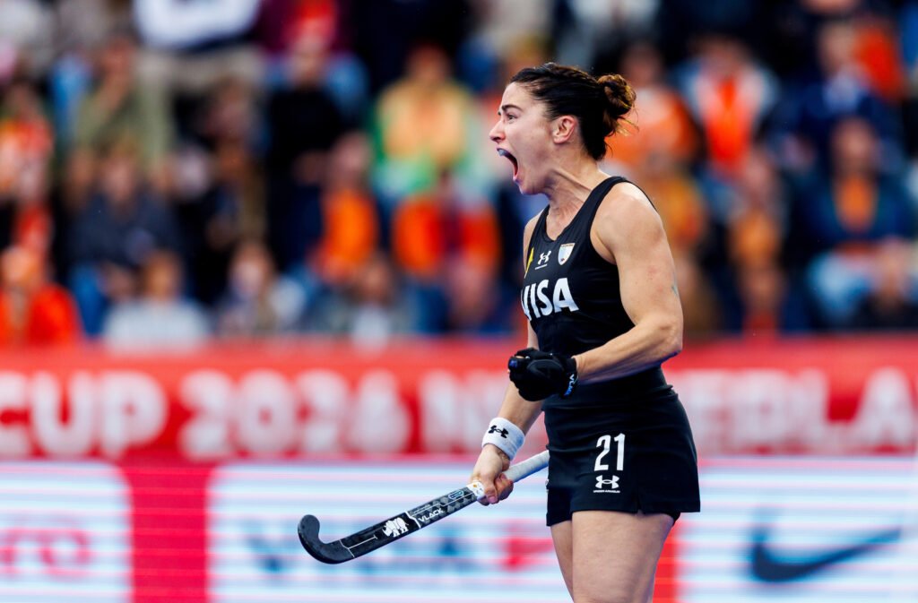 rj3 0006 cr3 20260828a 20260829 1024x673 1 - EHL: Gantoise women’s World Cup medalists abound in Amstelveen - EHL - New Gantoise signing Vicky Granatto will arrive at her new club this week with a World Cup gold medal to her name as she helped Argentina win the title in the Wagener Stadium last weekend.
