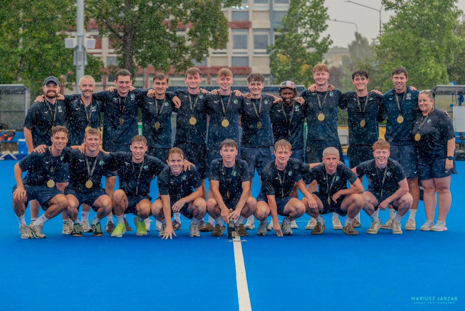 whatsapp image 2026 08 01 at 16 07 28 scaled 1 - Ireland crowned EuroHockey U21 Championship II-A champions with perfect campaign in Poznań - Sunday, August 2: The Ireland U21 Men delivered a flawless performance at the EuroHockey U21 Championship II-A in Poznań, Poland, winning all five of their matches in emphatic fashion to claim the gold medal, secure promotion back to Europe’s top tier for the 2028 competition, and book their place at the 2027 FIH Junior World Cup.